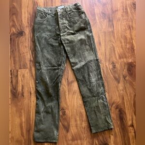 Sutton studio 100% leather pants/jeans size 8